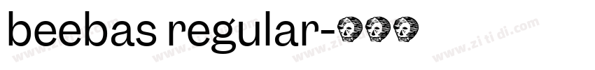 beebas regular字体转换